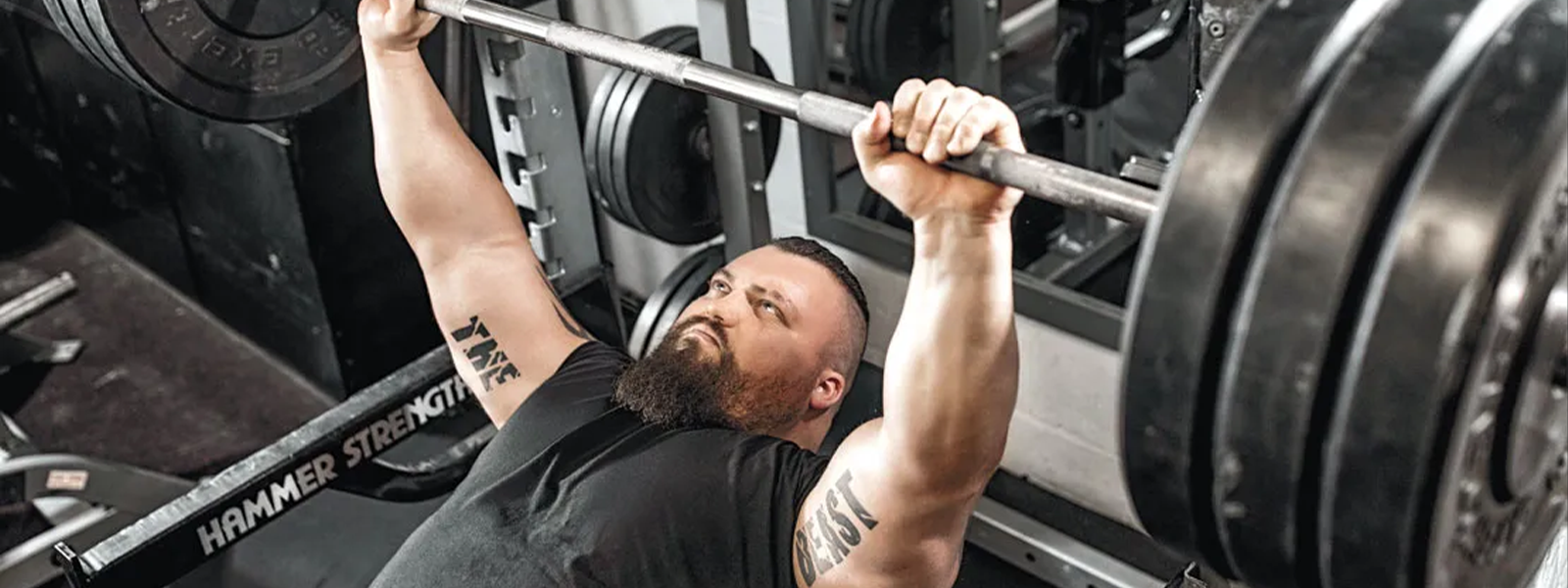 Eddie Hall in fight camp training