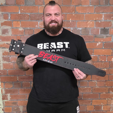 Alpha Designs Signed 'BEAST' 10mm Single-Prong Powerlifting Belt - Hand made in the UK - Lifetime Warranty