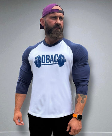 Long Sleeve DBAC T-Shirt - Blue/White