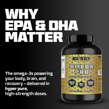 Omega 3 Pro - Hyper Pure Fish Oil with 600mg EPA & 300mg DHA