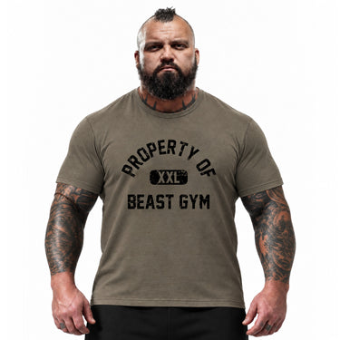 Beast Khaki Property Of T-Shirt