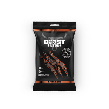 BEAST Biltong - 24g Protein Per bag! 100% Grass Fed Beef - 32 pack