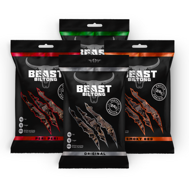 BEAST Biltong - 24g Protein Per bag! 100% Grass Fed Beef