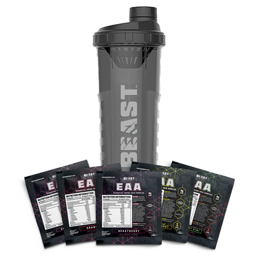 Alpha Bottle V2 1000ml Shaker + 5 x EAA Sample Pack