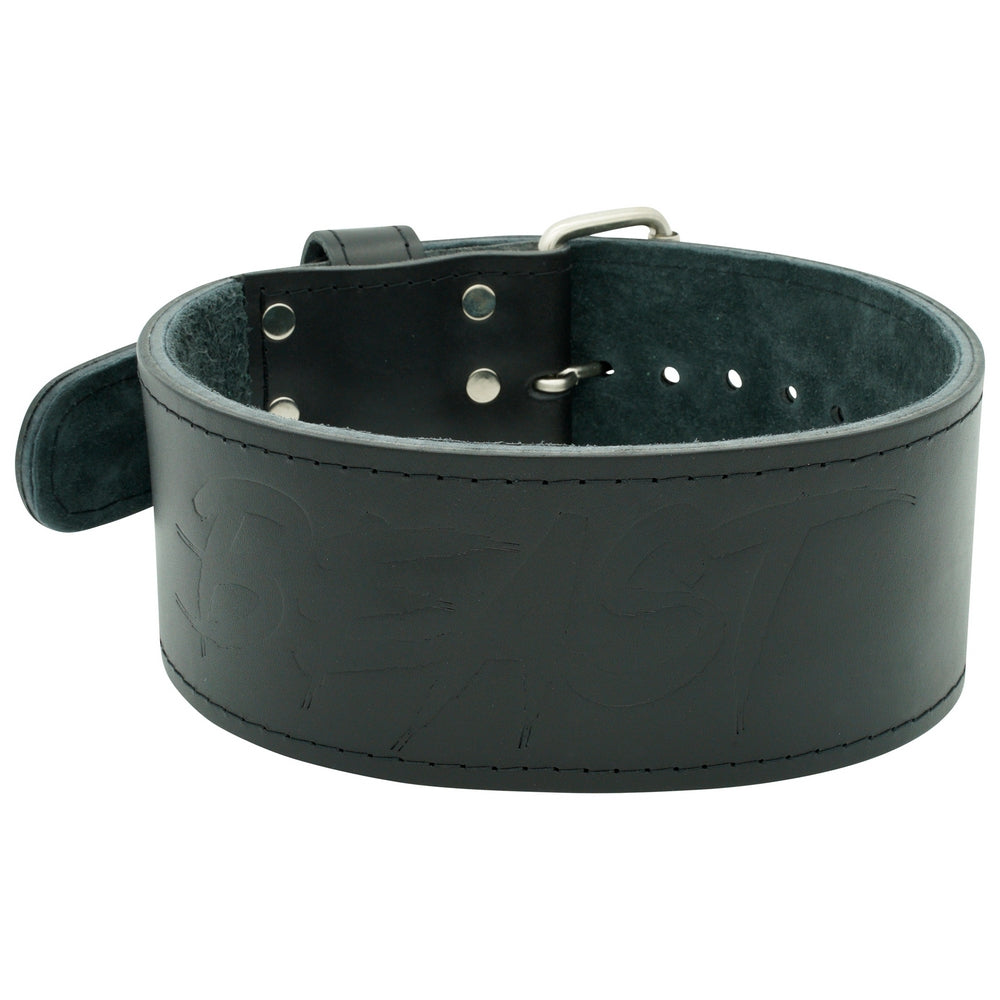 Alpha Designs Signed 'BEAST' 10mm Single-Prong Powerlifting Belt - Stealth Edition - Hand made in the UK