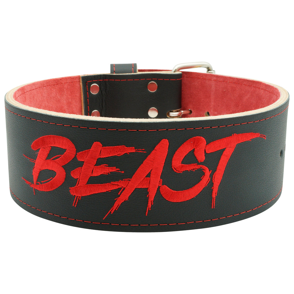 Alpha Designs Signed 'BEAST' 10mm Single-Prong Powerlifting Belt - Hand made in the UK - Lifetime Warranty