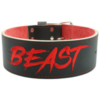 Thumbnail for Alpha Designs Signed 'BEAST' 10mm Single-Prong Powerlifting Belt - Hand made in the UK - Lifetime Warranty