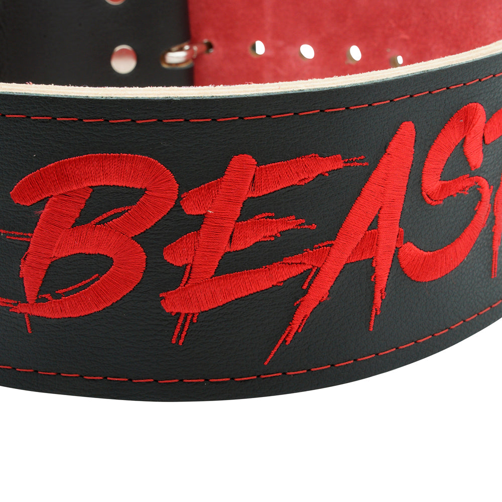 Alpha Designs Signed 'BEAST' 10mm Single-Prong Powerlifting Belt - Hand made in the UK - Lifetime Warranty