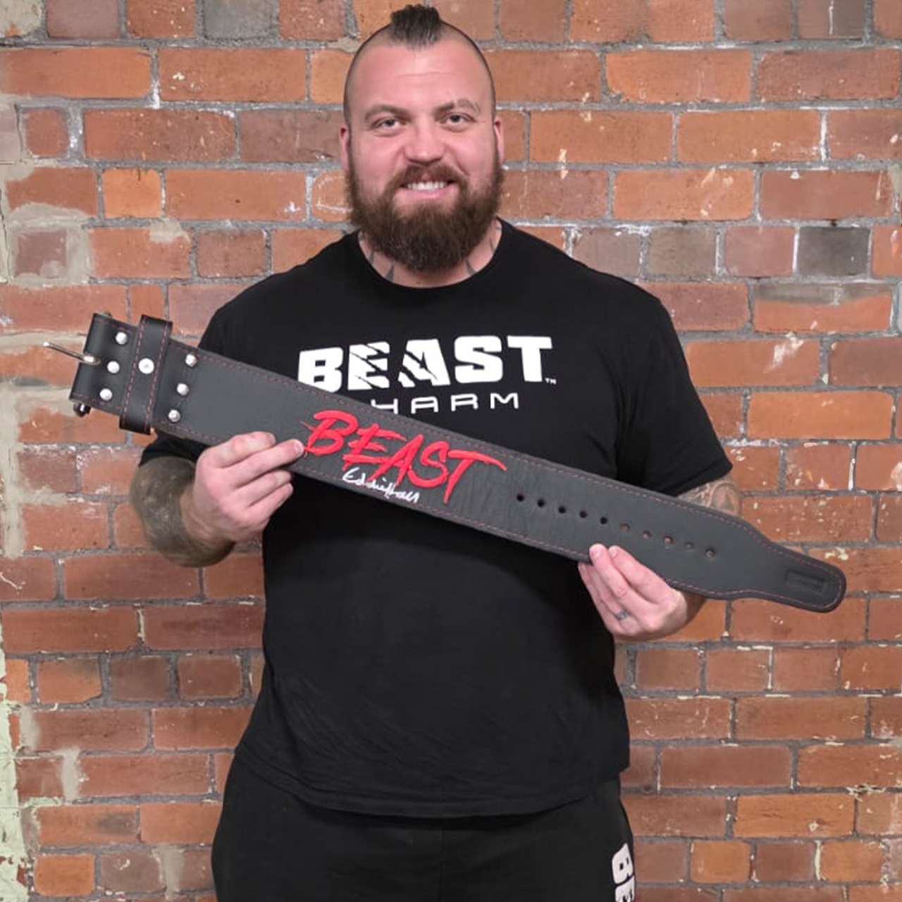 Alpha Designs Signed 'BEAST' 10mm Single-Prong Powerlifting Belt - Hand made in the UK - Lifetime Warranty