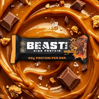 Thumbnail for Beast Bar Salted Caramel Box of 12 - 25G Protein Per Bar!