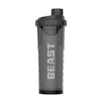 Thumbnail for Alpha Bottle V2 1000ml BPA Free Anti-Bacterial Shaker - Beast Edition