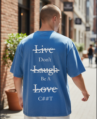 Thumbnail for Oversized Acid Wash - “Live, Laugh, Love... DBAC” T-shirt