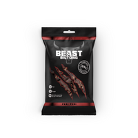 Thumbnail for BEAST Biltong - 24g Protein Per bag! 100% Grass Fed Beef - 12 pack