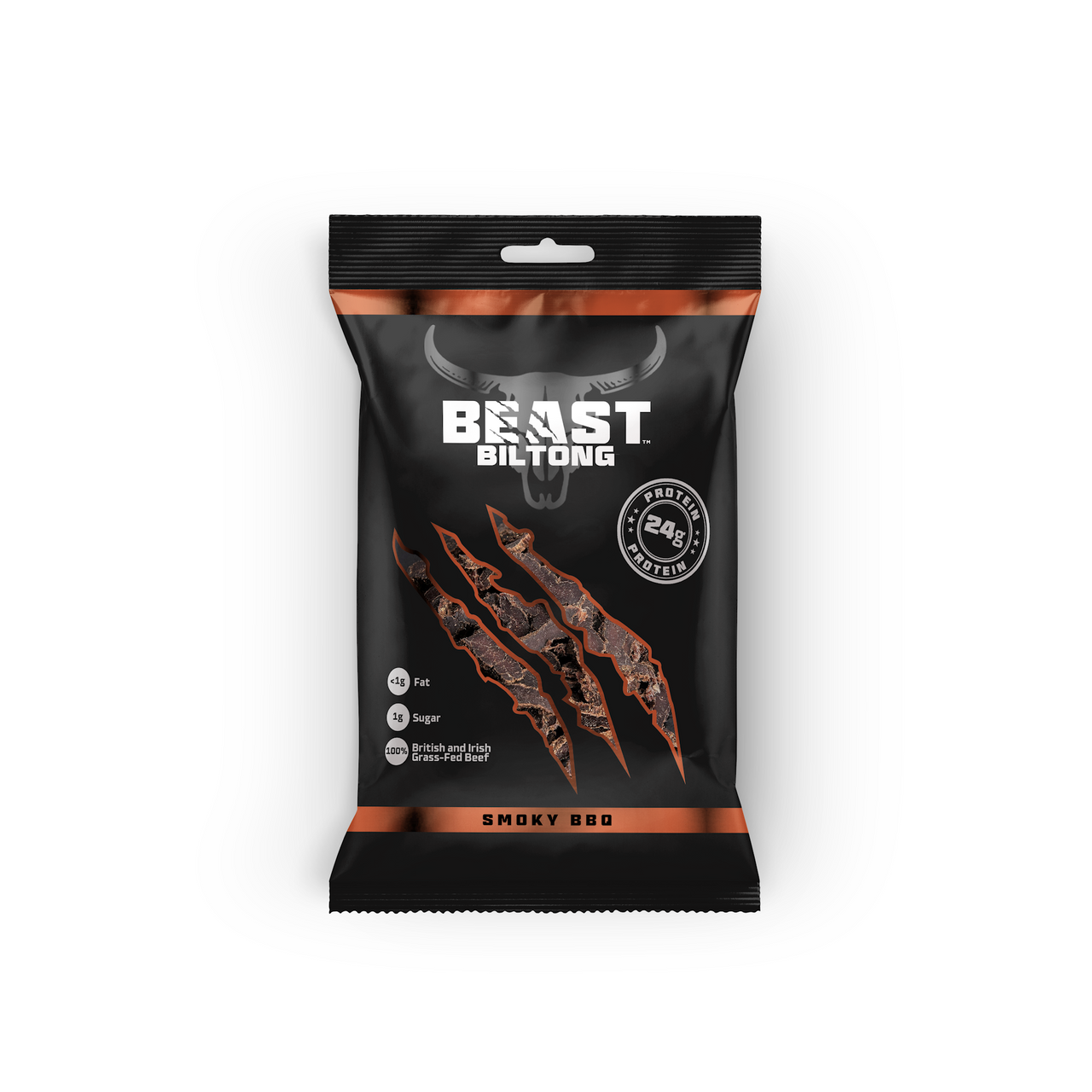 BEAST Biltong - 24g Protein Per bag! 100% Grass Fed Beef - 12 pack