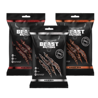 Thumbnail for BEAST Biltong - 24g Protein Per bag! 100% Grass Fed Beef