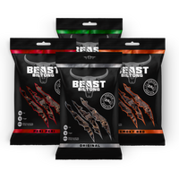 Thumbnail for BEAST Biltong - 24g Protein Per bag! 100% Grass Fed Beef