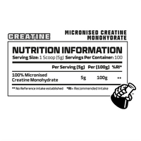 Thumbnail for 100% Pure Micronised Creatine Monohydrate