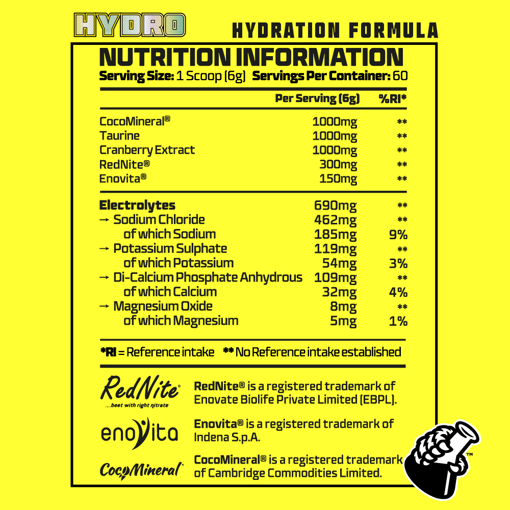 HYDRO Hydration and Electrolytes