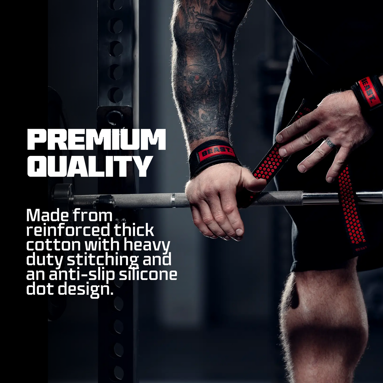 BEAST Premium Lifting Straps