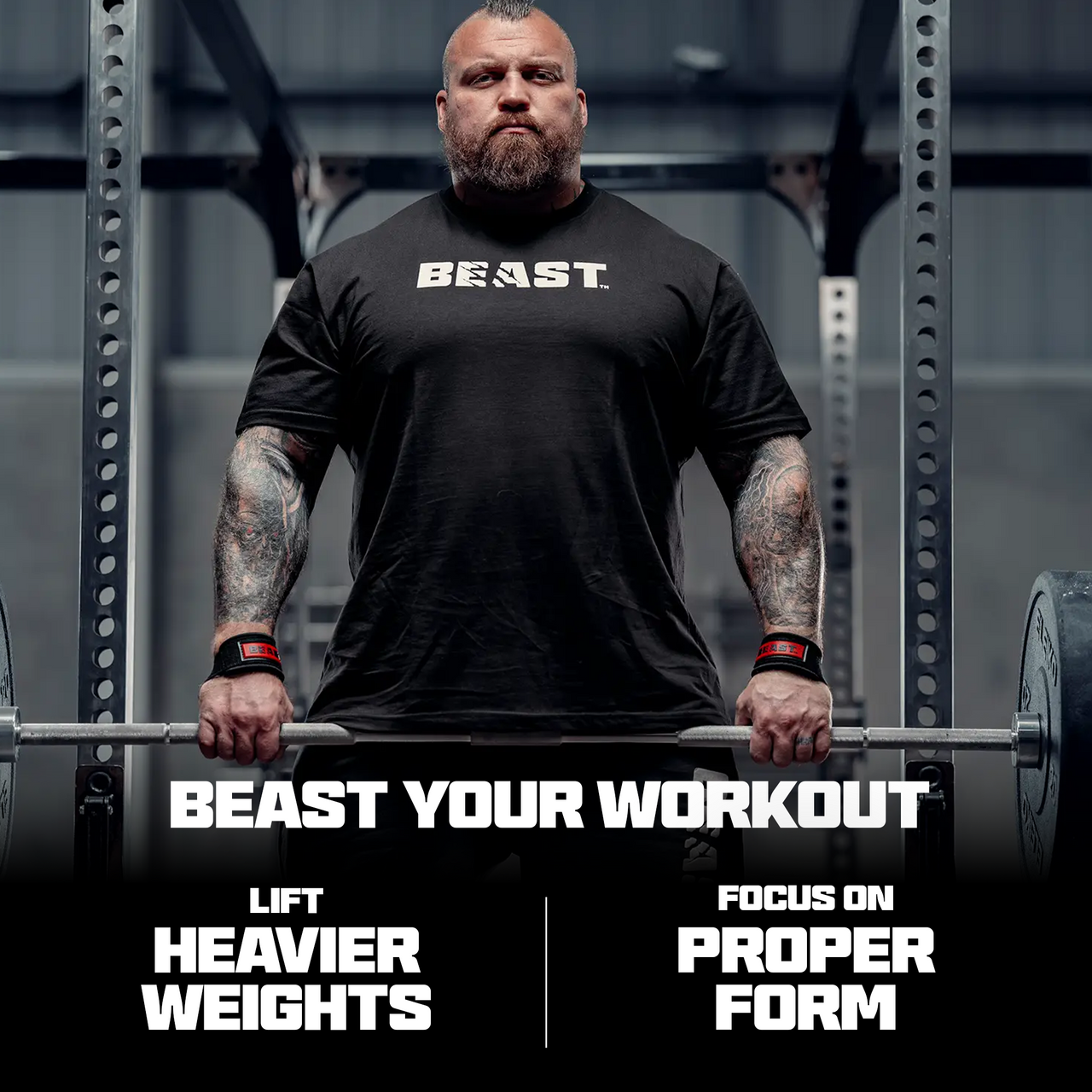 BEAST Premium Lifting Straps