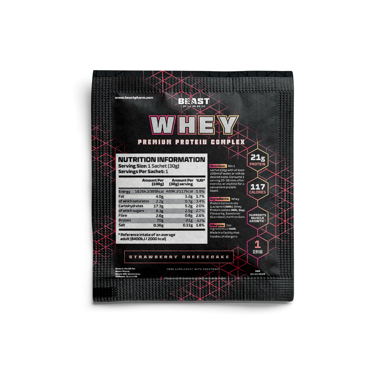 WHEY Premium Protein Complex Sample - 30G